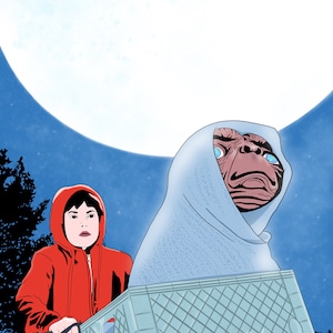 E.T. the Extra-terrestrial Poster Printable, Instant Download, Pop ...