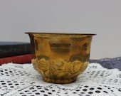 Small Brass Planter Made in India India Brass Brass Planter