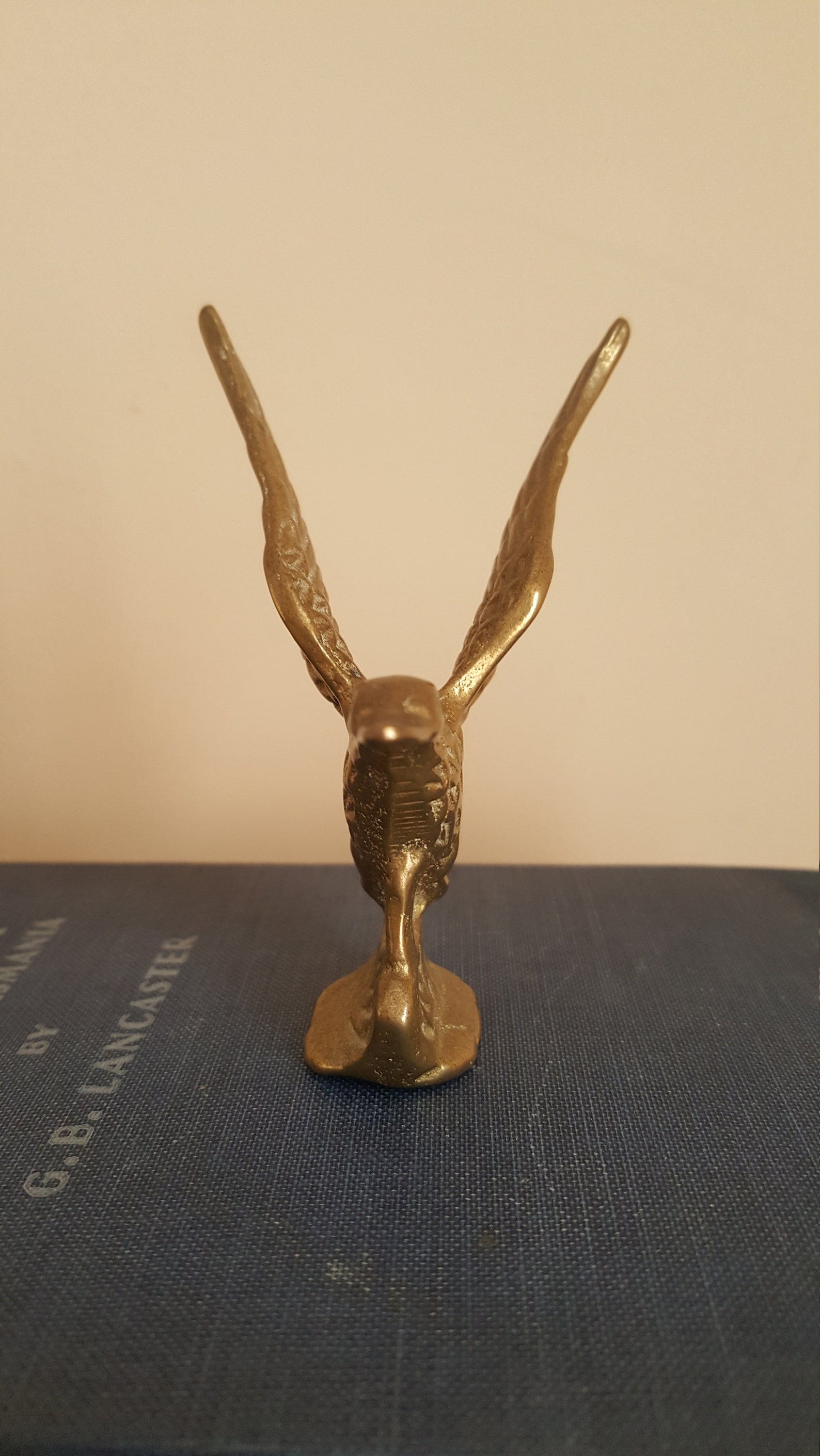 Bird in Flight Brass Paperweight/small Paperweight/duck Etsy