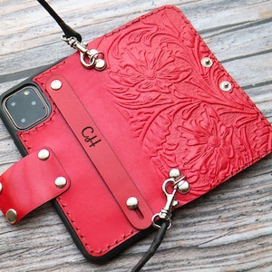 Custodia portafoglio in pelle per iPhone 16e/15 Pro Max/15 Plus/14 Plus 14 Pro Max/13 Pro, custodia in vera pelle Portafoglio personalizzato fatto a mano per iPhone 16+