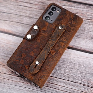 Personalisatie Samsung Galaxy A26 A16 5G A06 A35/A55/A15 5G,A25,A05s,A54/A14 5G leren portemonnee portemonnee draadloos opladen heren monogram leer