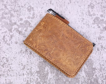 Personalized real genuine leather notepad cover for rite in the rain top-spiral notebook 3" x 5" 4" x 6" #RR1