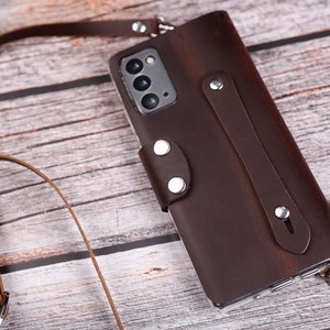 Schouderriem Personalisatie Samsung Galaxy A56 A16 5G A06 A15,A25,A05s A34 leren portemonneehoes Draadloos opladen heren monogram leer