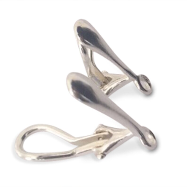 925 Sterling Silver Clip on Earring Findings Etsy UK