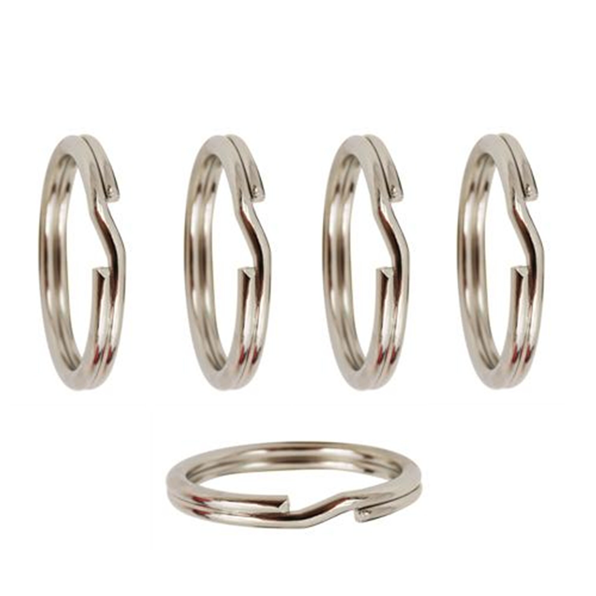 925 Sterling Silver Split Rings 9mm in Batch of 1pc, 5 Pcs and 10 Pcs