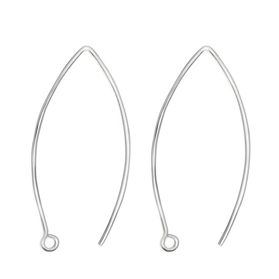 Silver Strong Earring Hooks, Earring Hooks 30/50/100 X Pieces, 925