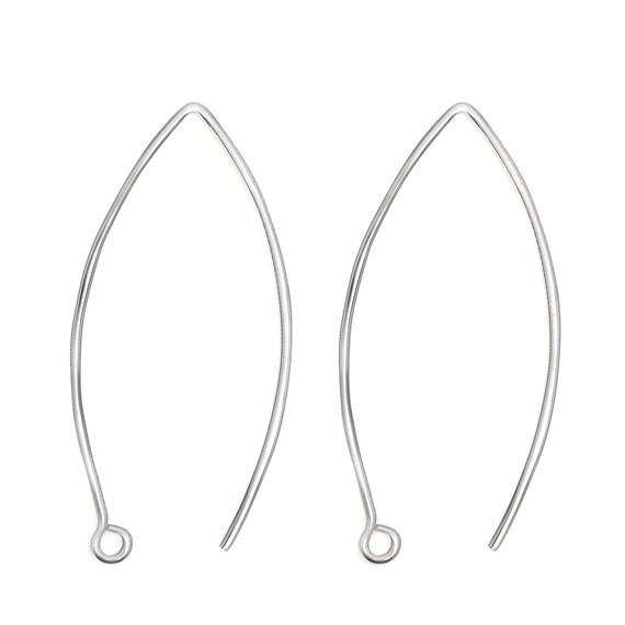 Silver Strong Earring Hooks, Earring Hooks 30/50/100 X Pieces, 925