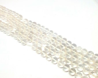 Crystal Round 7mm Gemstone Beads, Hand Polished