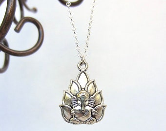 Ganesha Elephant necklace Yoga choker necklace Om........you choose style