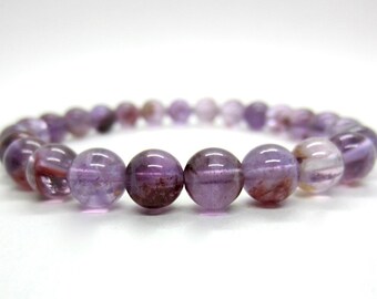 Amethyst Sunstone and Rutilated Quartz 108 Genuine Rudraksha Beads Turquoise Angelite The Gratitude Mala