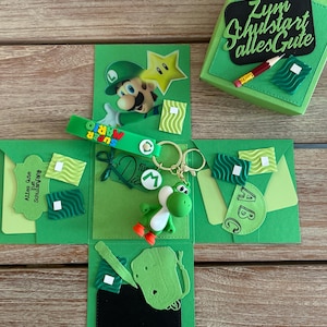 Explosionsbox - Einschulung  Super Mario Kart / Yoshi