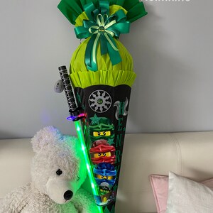 SAC D'ÉCOLE XXL au style NINJAGO :-)) 110 cm de haut