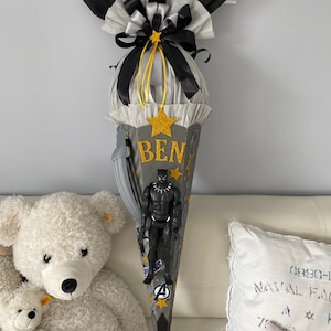 BOLSA ESCOLAR XL con Pantera Negra