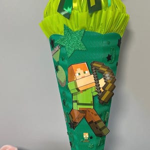 SAC D'ÉCOLE pour un fan de Minecraft :-)) 110 cm DE HAUT