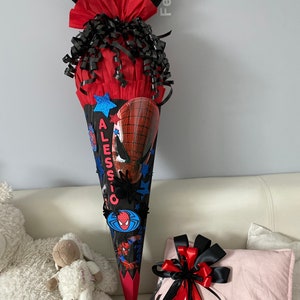 SAC D'ÉCOLE XL Garçon avec Araignée dans le style Spiderman