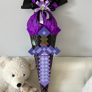SAC D'ÉCOLE pour un fan de Minecraft :-)) 110 cm DE HAUT