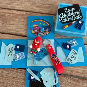 Explosionsbox - Einschulung Sonicx