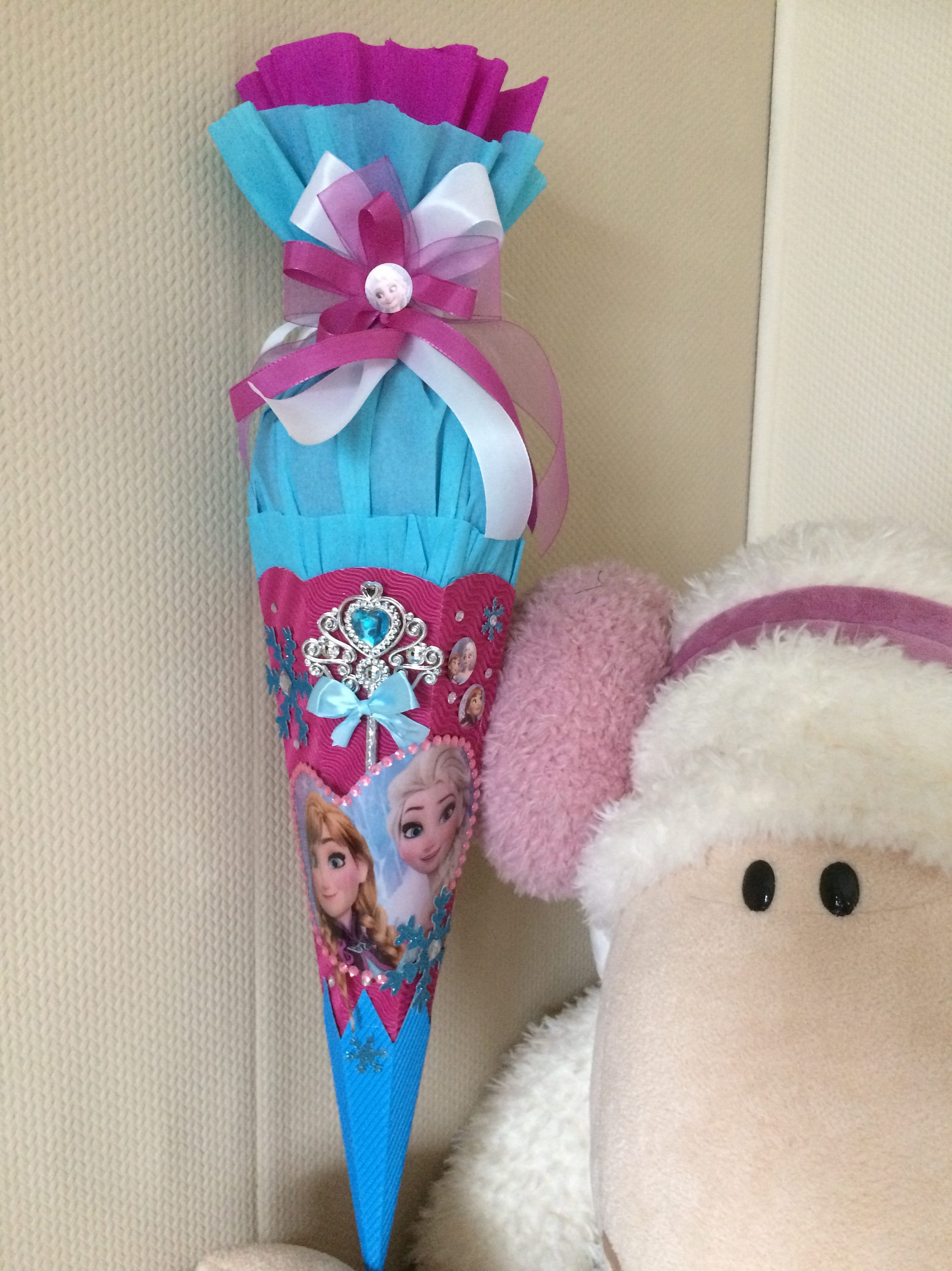 SIBLINGS SCHOOL BAG (Ice Cream) Princess Elsa Anna