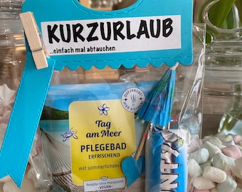 Geburtstagsgeschenk/ eine Tüte Urlaub