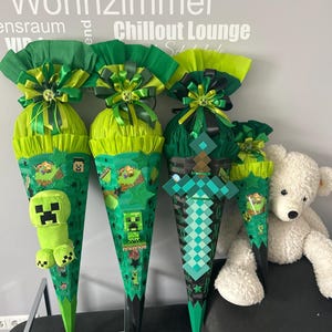SAC D'ÉCOLE pour un fan de Minecraft :-)) 110 cm DE HAUTEUR
