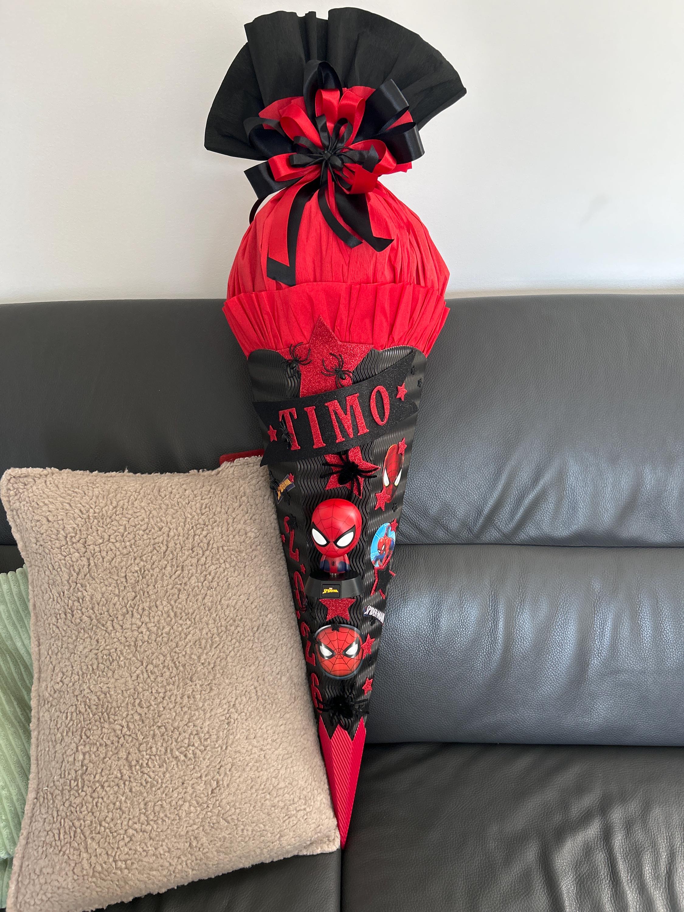 XL Schultüte ,Zuckertüte, Spinne, Spinnen ,Einschulung, Neu & Handarbeit XL Schultüte ,Zuckertüte, Spinne, Spinnen ,Einschulung, Neu & Handarbeit