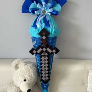 SAC D'ÉCOLE pour un fan de Minecraft :-)) 110 cm DE HAUT