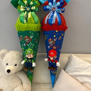 SAC D'ÉCOLE XL Mario ou Luigi