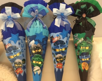 Cono escolar para hermanos Ninjago Cono de jardín de infancia