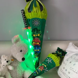 SAC D'ÉCOLE XXL au style NINJAGO :-)) 110 cm de haut