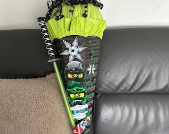 XXL school cone in ninja style :-)) 110 cm tall