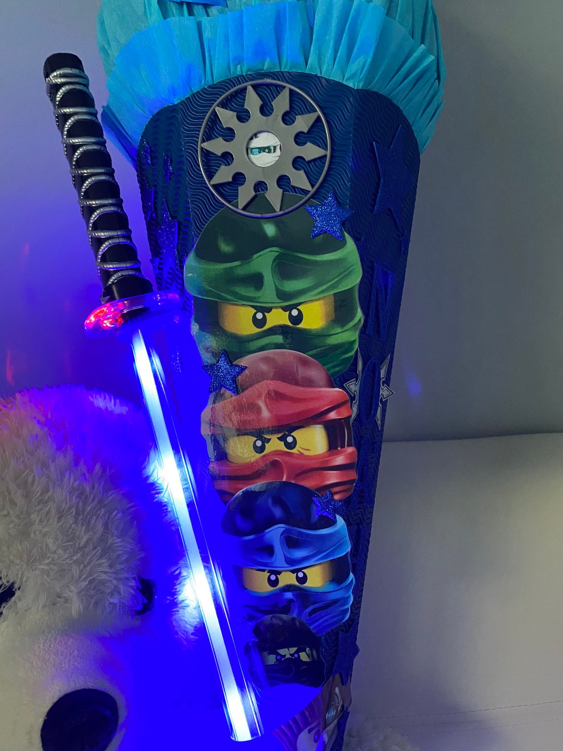 XXL SCHULTÜTE im NINJAGO Stil : 110cm groß | Etsy