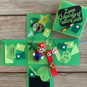 Explosionsbox - Einschulung  Super Mario Kart / Yoshi