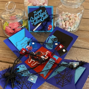 Boîte à explosion - Inscription scolaire Spiderman