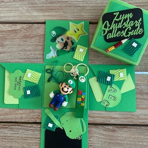 Explosionsbox - Einschulung  Super Mario Kart / Yoshi