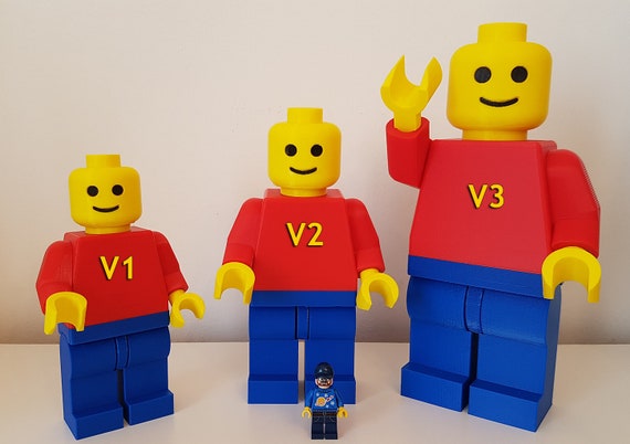Spuug uit gevangenis Dag Minifiguur XL Klassiek Lego - Etsy België