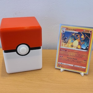 Boite de rangement pour cartes Pokémon / Deck box modèle pokeball
