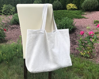 Canvas Tote Bags Set of 2 Heavy Weight Drawstring Closure 100% Cotton 