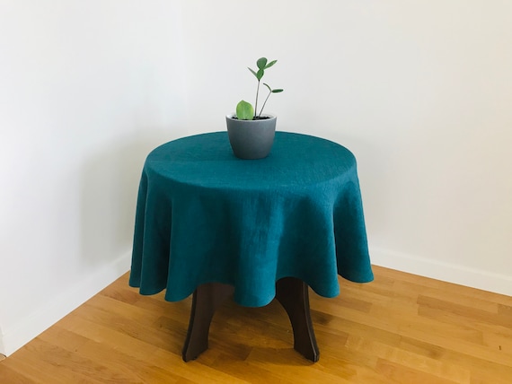 Moosgrüne Tischdecke aus Leinen. Rechteckig Quadrat rund. Extra Lang Groß oder Klein. Esszimmer Dekor. Neues Zuhause Geschenk. Einweihungsgeschenk Idee