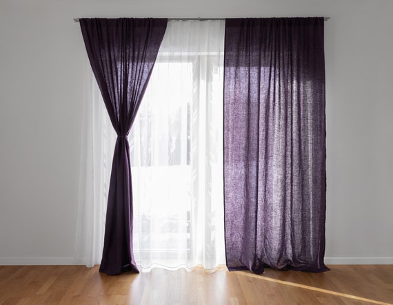 Cómo hacer una estilosa cortina sin coser ni una puntada