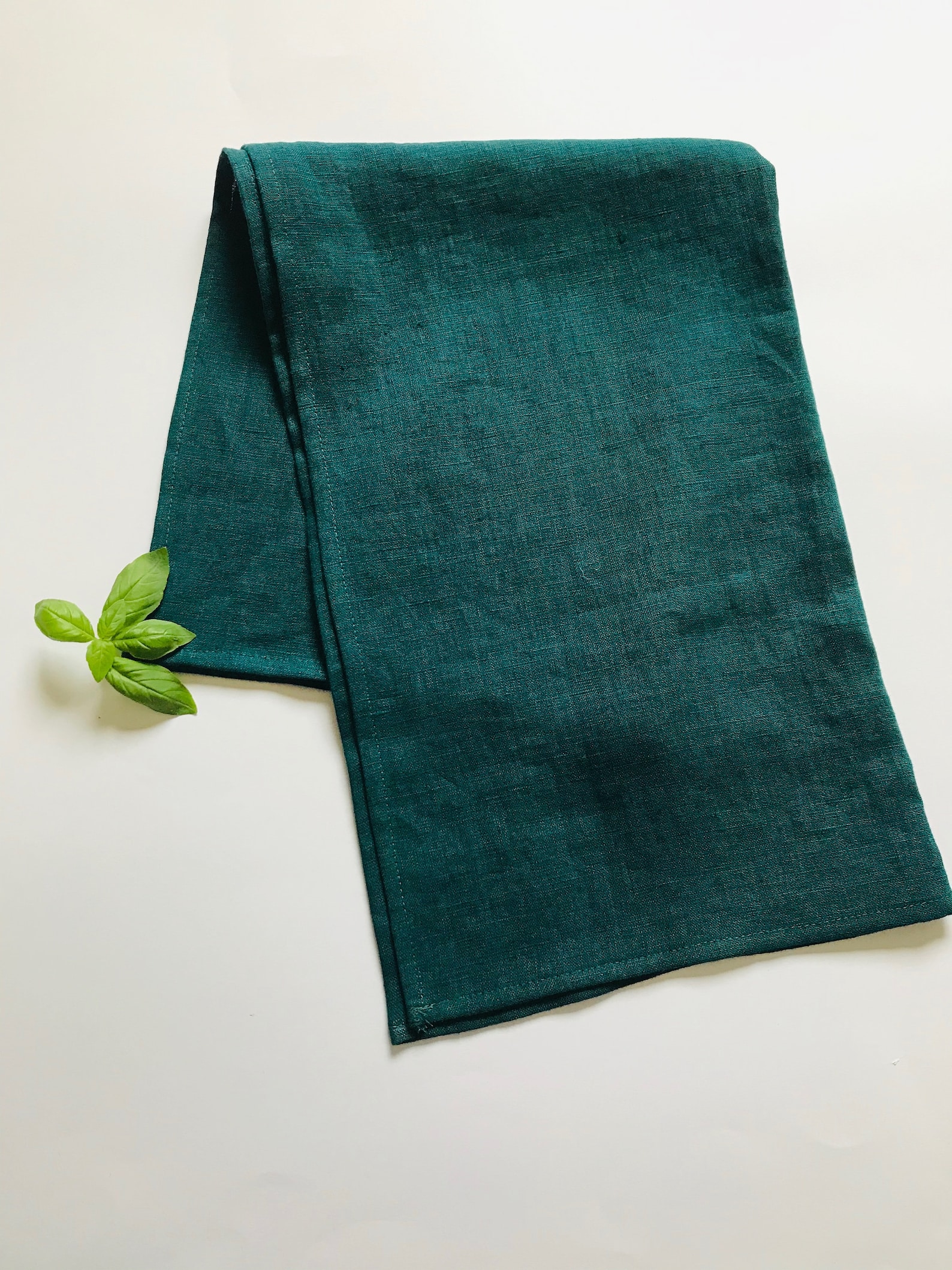 Dark Teal Kitchen Towels. Deep Sea Green Linen Dish Towels. Etsy UK