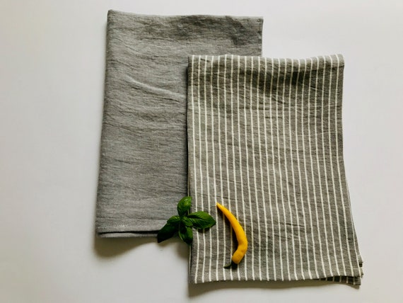 Linen Dish Towels - Kitchen Towels