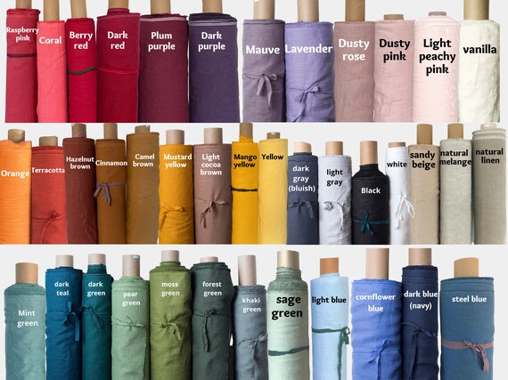 knee length dresses for ladies Water Multi Colors Floral Light Weight 100% Linen Fabric By The Yard, main image 0