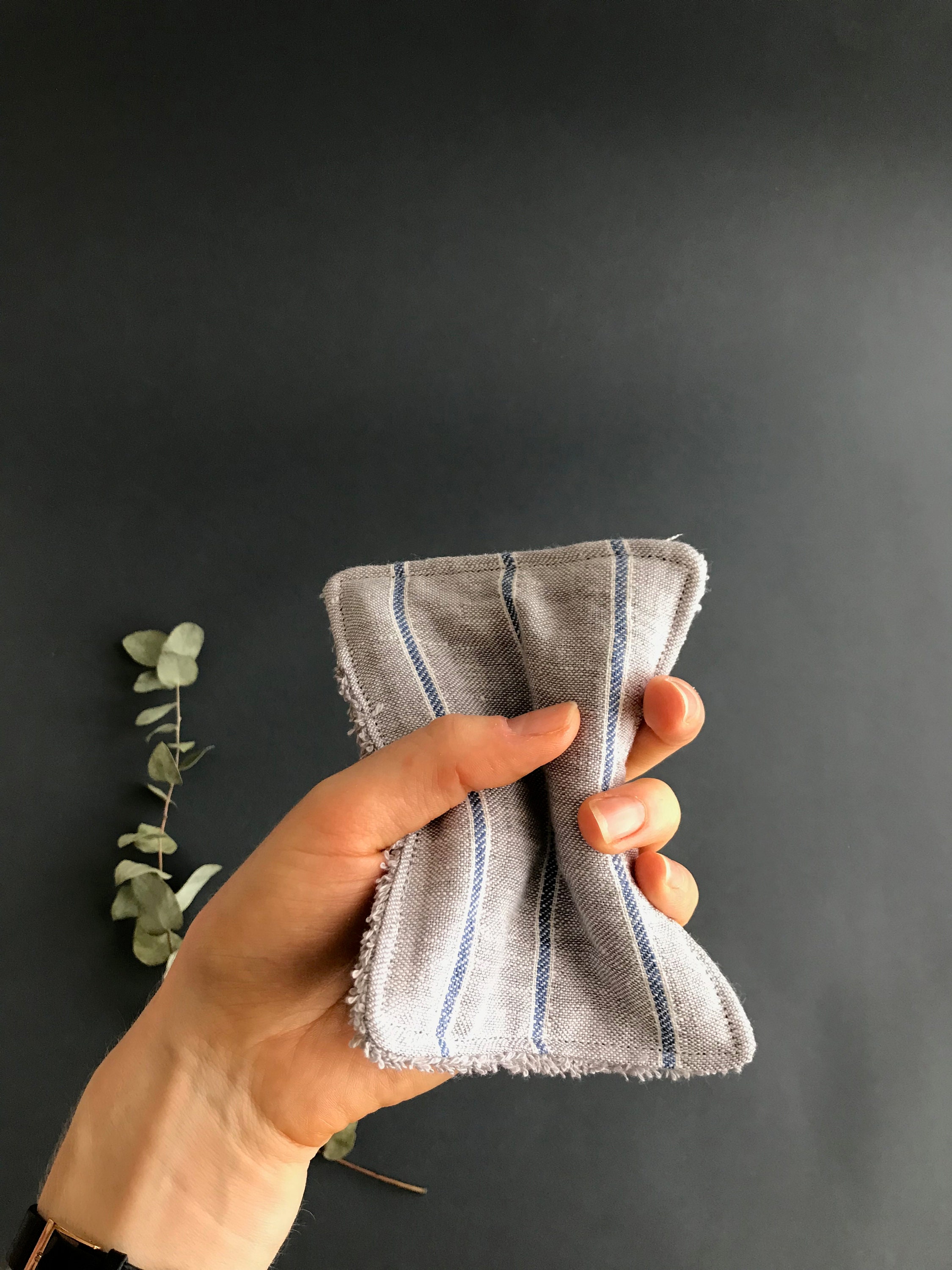 Gray Reusable Sponge for a Zero Waste Kitchen or Bathroom. Etsy