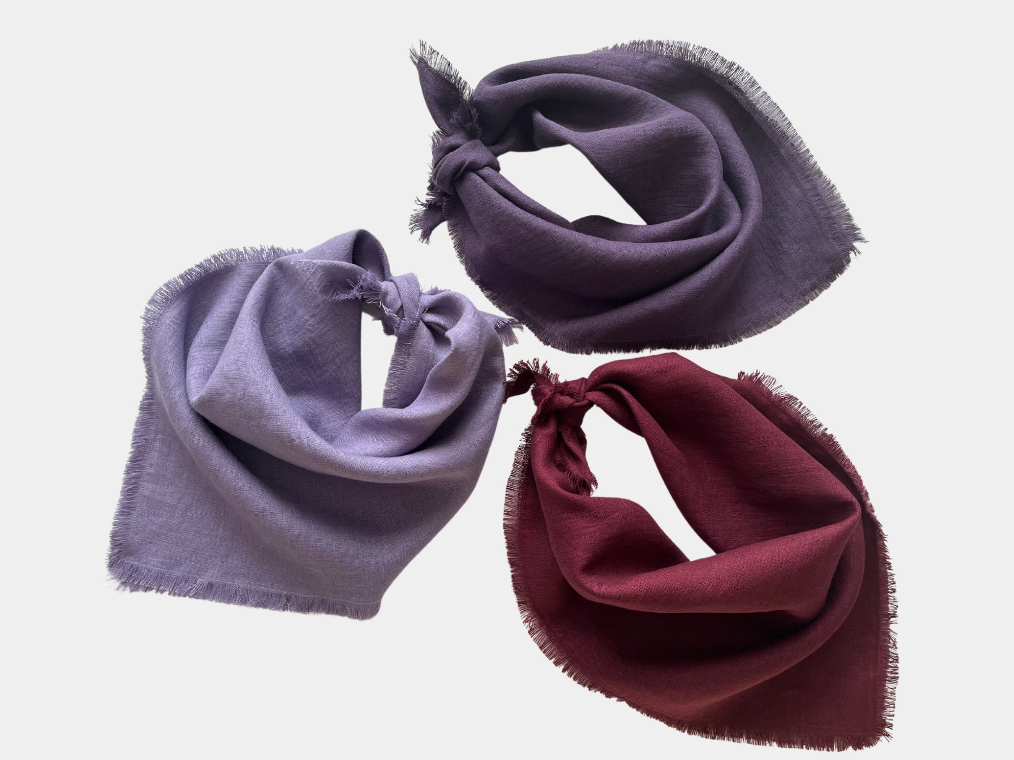 Le Enfant Cashmere Thin Headband - Deep Red Le Enfant Cashmere Thin Headband - Deep Red