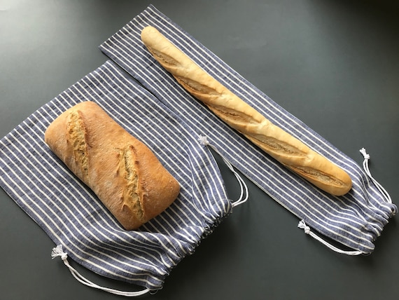 Linen Bread Bags, Eco-friendly Storage