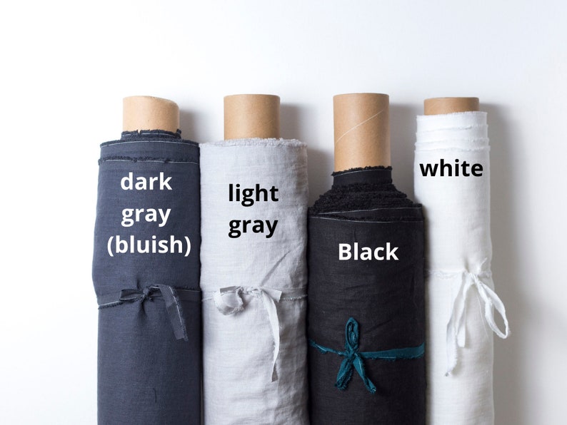 Linen Fabric by the Yard or Meter. Green Linen Fabric Etsy