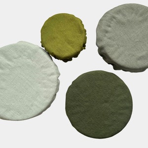 Reusable Bowl Covers. Bread Proofing Cover. Zero Waste Kitchen Storage. Eco-friendly Food Dish Cover. Kitchen Gift for Mom, Grandma, Chef.
