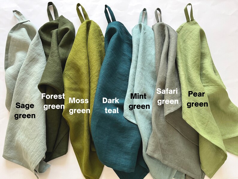 Coolandmellow Linen Kitchen Towels - Thumbnail 4