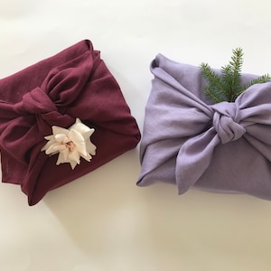 Furoshiki - Japanese Fabric Wrapping Cloth. 100% Linen Furoshiki Cloth ...