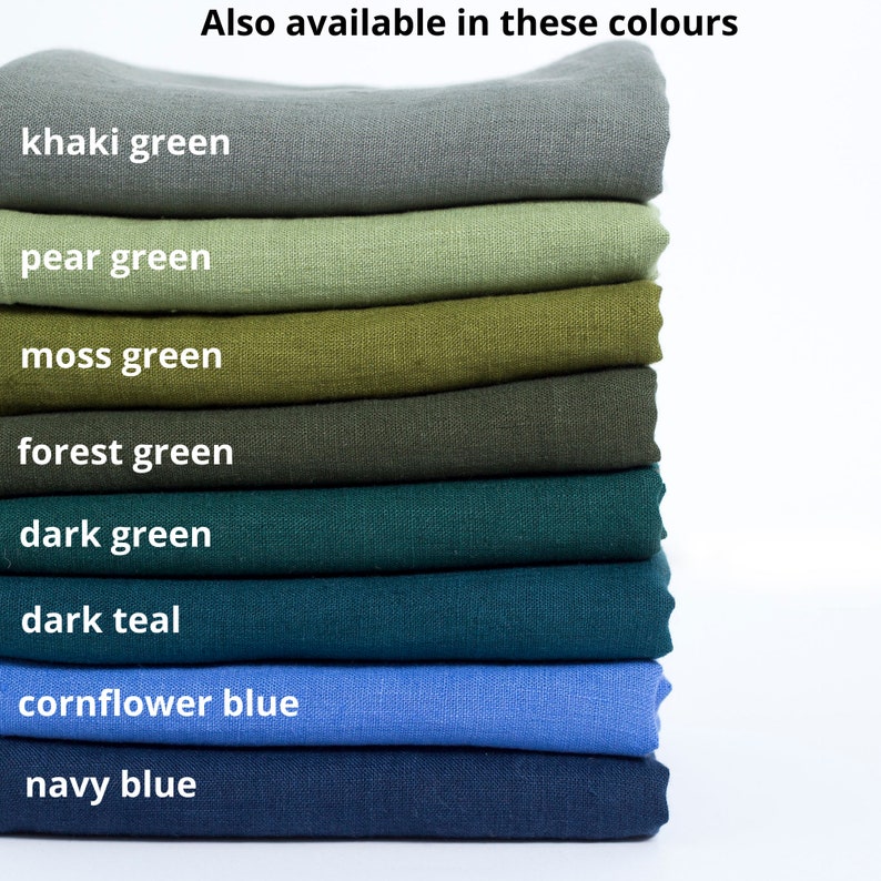 Dark Teal Kitchen Towels. Deep Sea Green Linen Dish Towels. Etsy